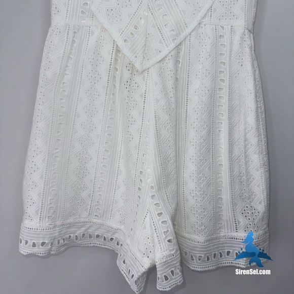 1156 NWT Choosy Riviera Romper – Size S – White - Picture 6 of 16
